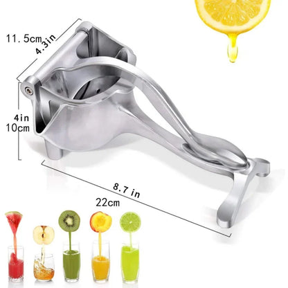 Manual Juice Squeezer Aluminum Alloy Hand Pressure Juicer Pomegranate Orange Lemon Sugar Cane Juice Kitchen Bar Fruit Tools