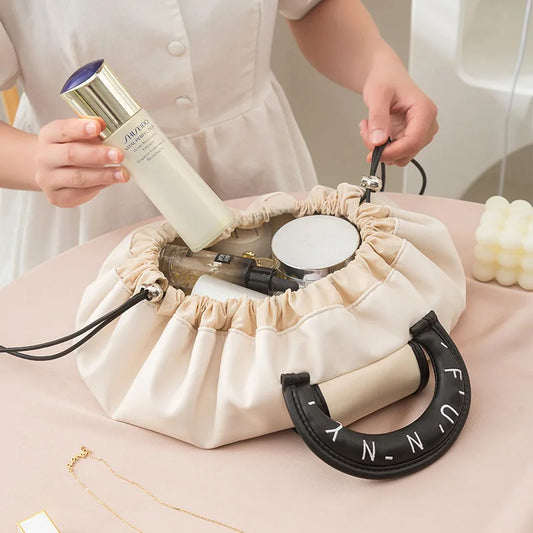 Portable Makeup Drawstring Bag 