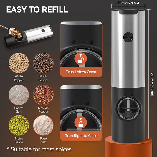 PepperJet X: Adjustable Electric Grinder