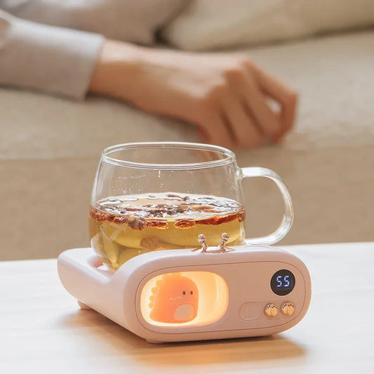 New Coffee Mug Warmer Cup Coaster for Milk Water Tea Electric Beverage Heating Plate with Auto Shut off 3 Temperature Settings